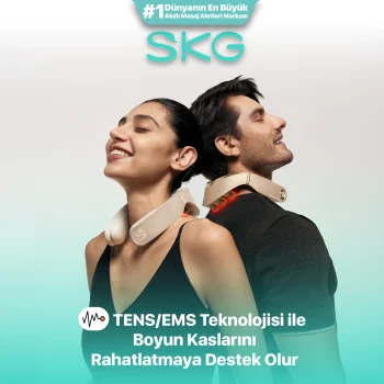 SKG G7 PRO FOLD TENS-EMS GOLD Akıllı Boyun Masaj Aleti